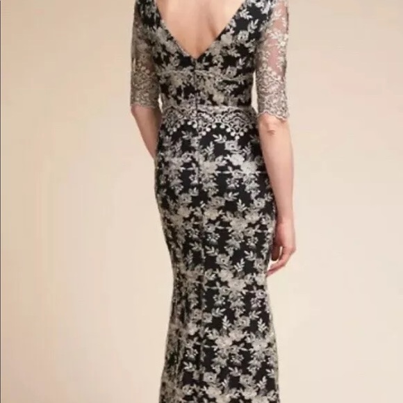 New Anthropologie BHLDN Betsy Dress Black Size 4 - Picture 5 of 6